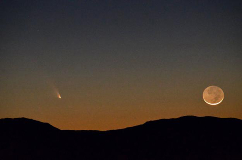 Comet Pan-STARRS over southern Arizona