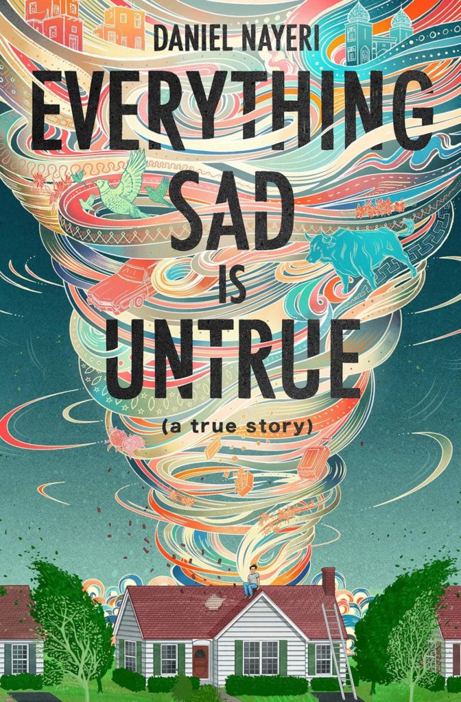 Cover design of the book Everything Sad is Untrue